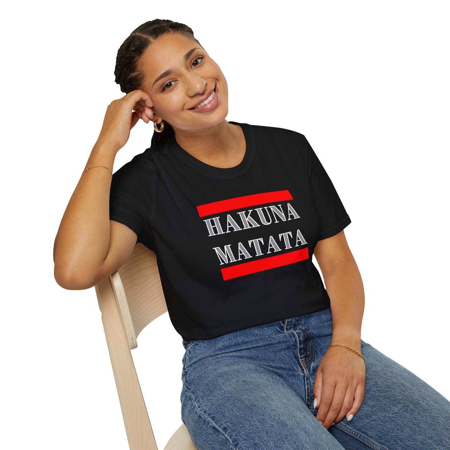 Hakuna Matata Unisex Softstyle T-Shirt - Fun and Relaxed Vibe for Everyday Wear