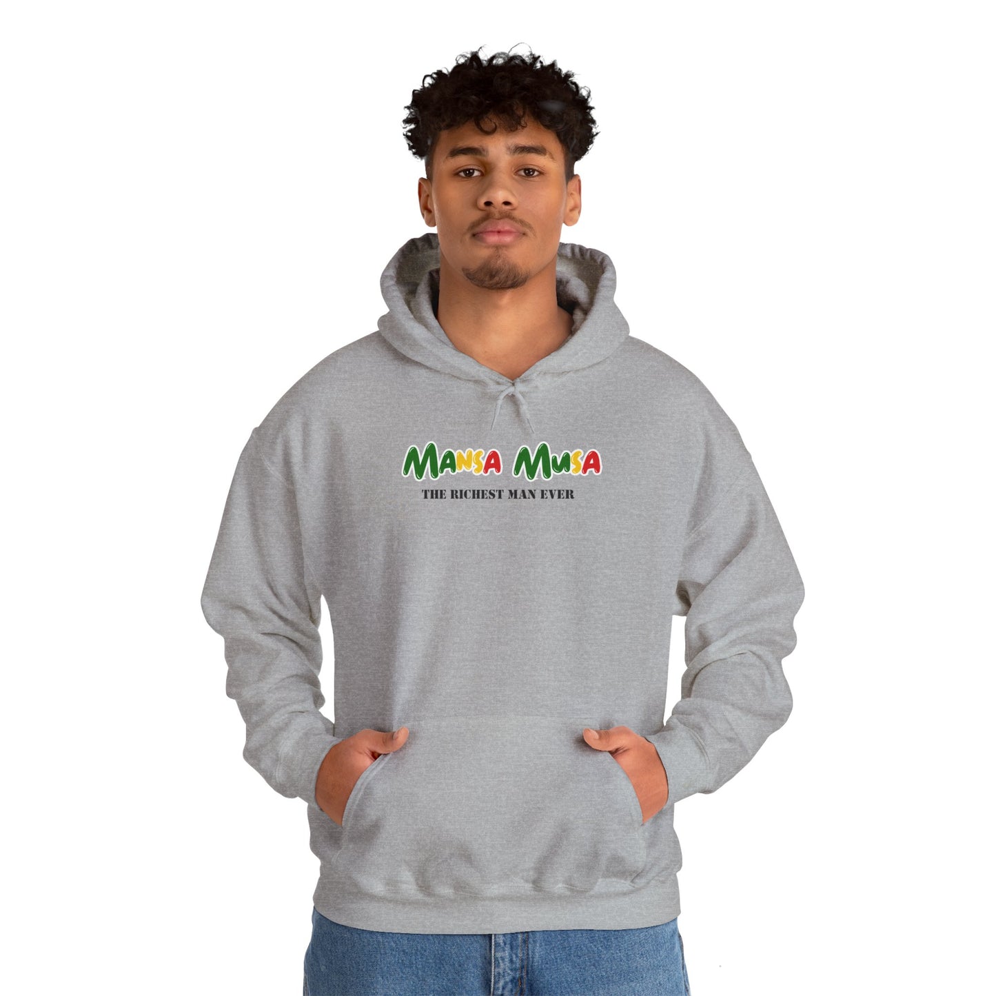 Mansa Musa Heavy Blend Hoodie - Celebrate the Richest Man Ever