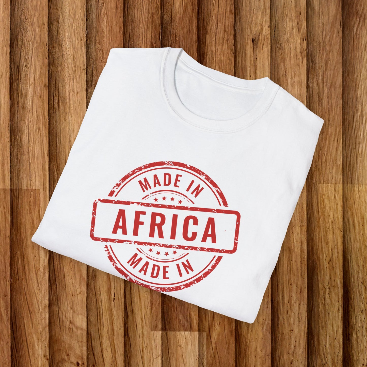 Unisex Softstyle T-Shirt - 'Made in Africa' Graphic Tee for Cultural Celebration