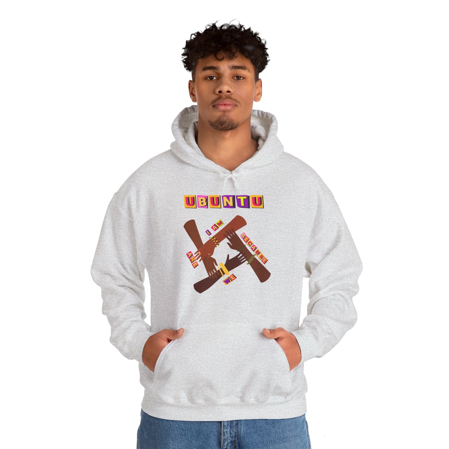 Ubuntu Unisex Heavy Blend™ Hooded Sweatshirt - Embrace Community and Togetherness