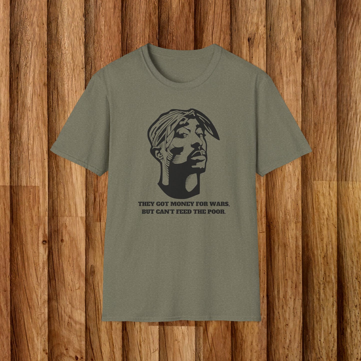 2pac  Unisex Softstyle T-Shirt - Social Justice Statement Tee