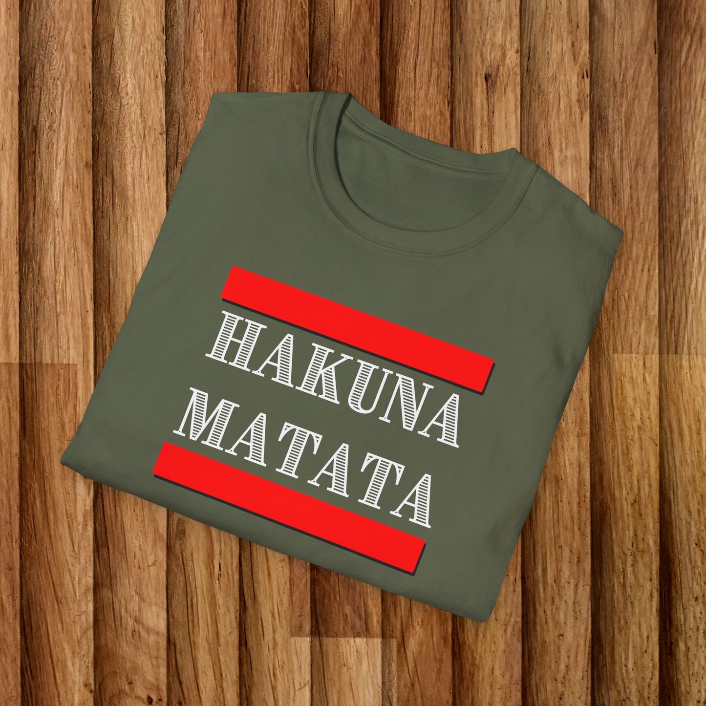 Hakuna Matata Unisex Softstyle T-Shirt - Fun and Relaxed Vibe for Everyday Wear