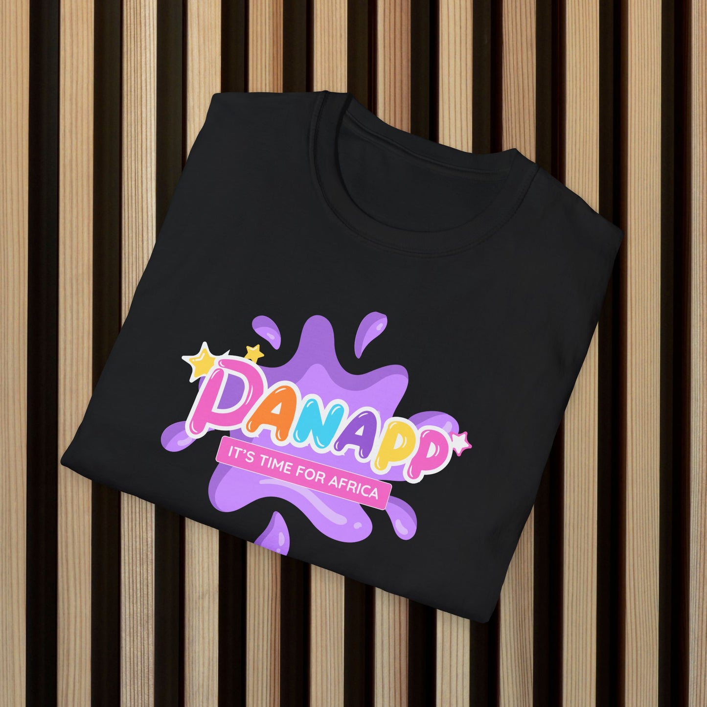 Panapp Unisex Softstyle T-Shirt - It's Time for Africa Design, Casual Wear for Culture Enthusiasts