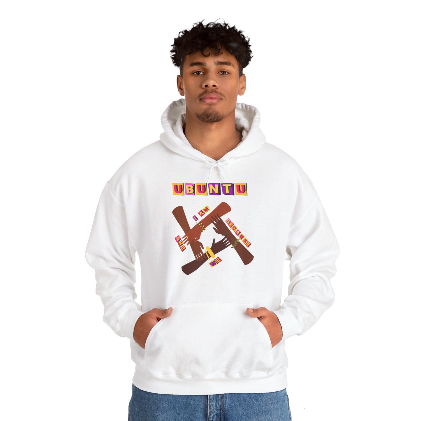 Ubuntu Unisex Heavy Blend™ Hooded Sweatshirt - Embrace Community and Togetherness