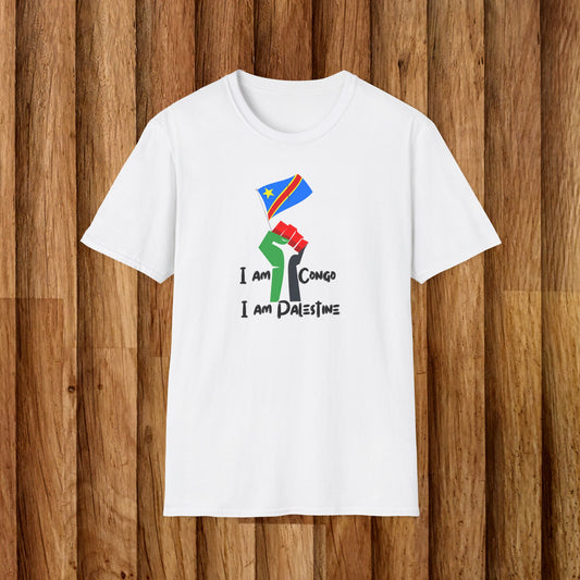 I Am Congo, I Am Palestine Unisex T-shirt