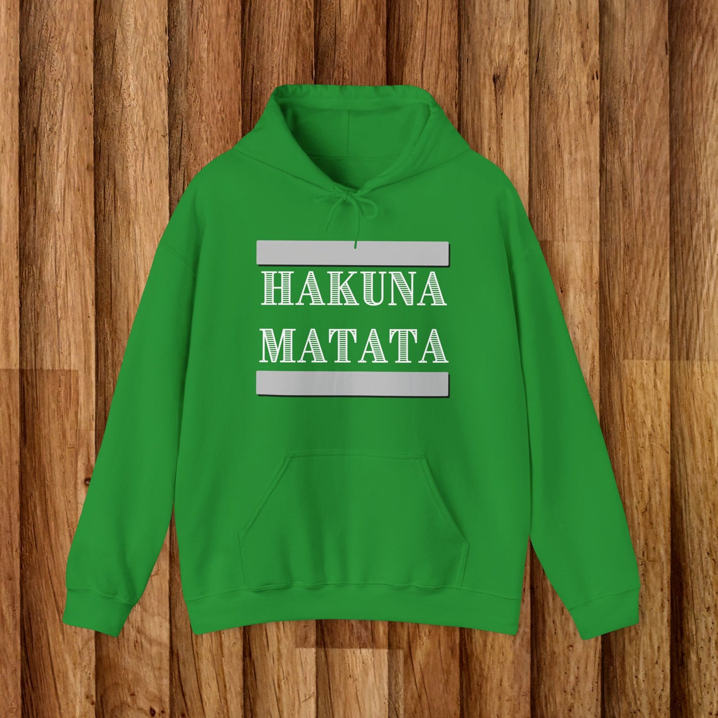 Hakuna Matata Unisex Hooded Sweatshirt – Cozy, Fun, and Inspirational Apparel