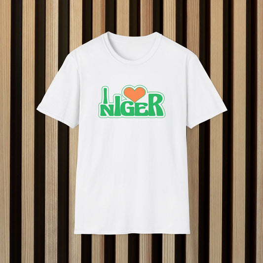 I ❤️ Niger Unisex Softstyle T-Shirt - Casual & Comfy Tee for Everyday Wear