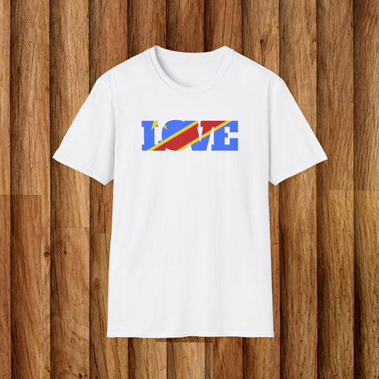 I Love Congo  Unisex Softstyle T-Shirt