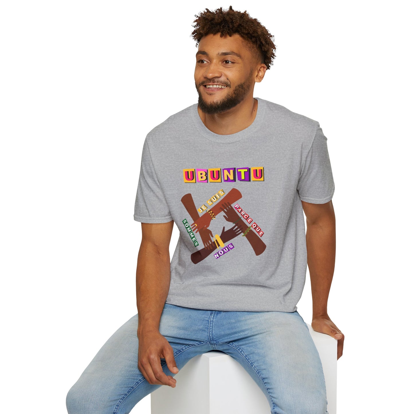 Ubuntu Unisex Softstyle T-Shirt - Empowering Community Design