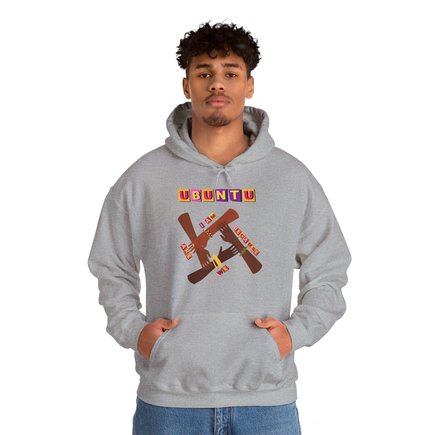 Ubuntu Unisex Heavy Blend™ Hooded Sweatshirt - Embrace Community and Togetherness