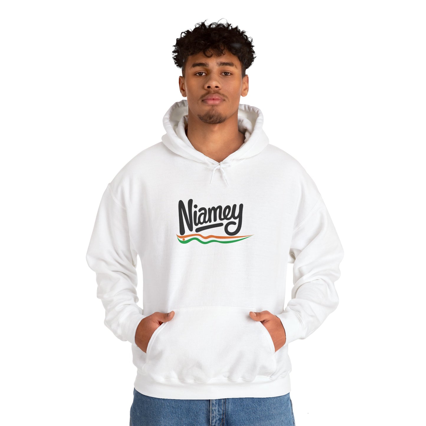 Niamey Unisex Heavy Blend™ Hooded Sweatshirt - Cozy & Stylish for Everyday Wear