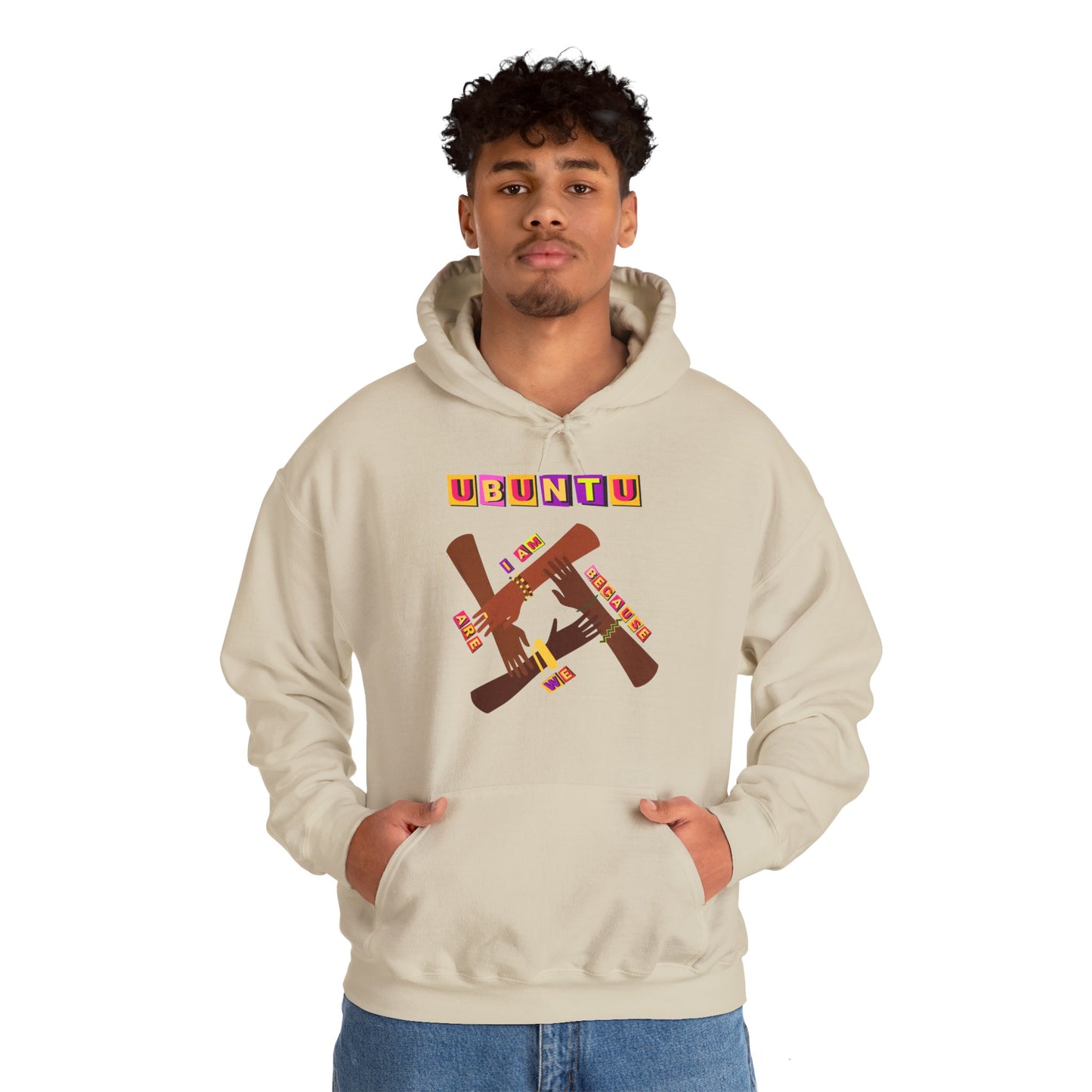 Ubuntu Unisex Heavy Blend™ Hooded Sweatshirt - Embrace Community and Togetherness