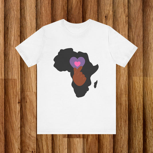 I Love Africa Unisex Jersey Short Sleeve Tee