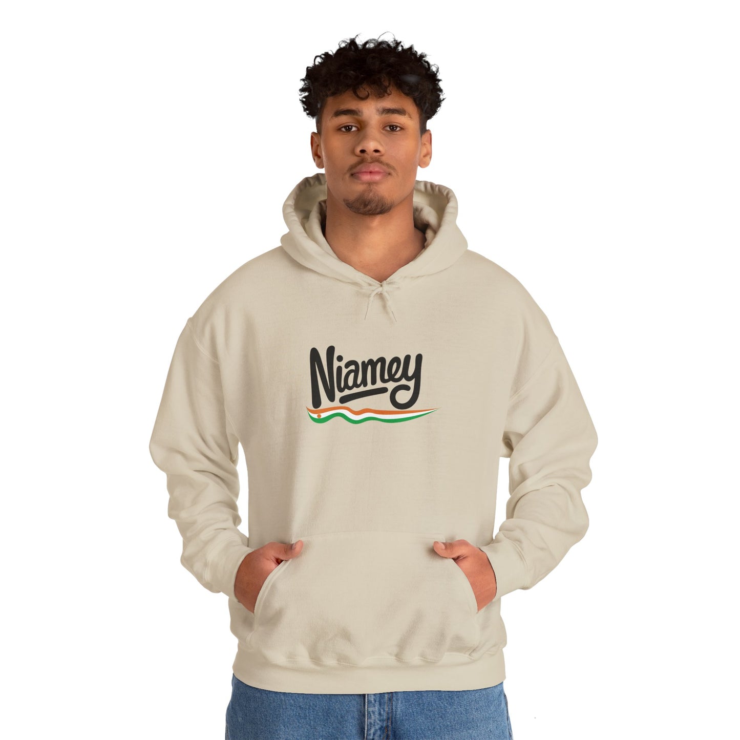 Niamey Unisex Heavy Blend™ Hooded Sweatshirt - Cozy & Stylish for Everyday Wear