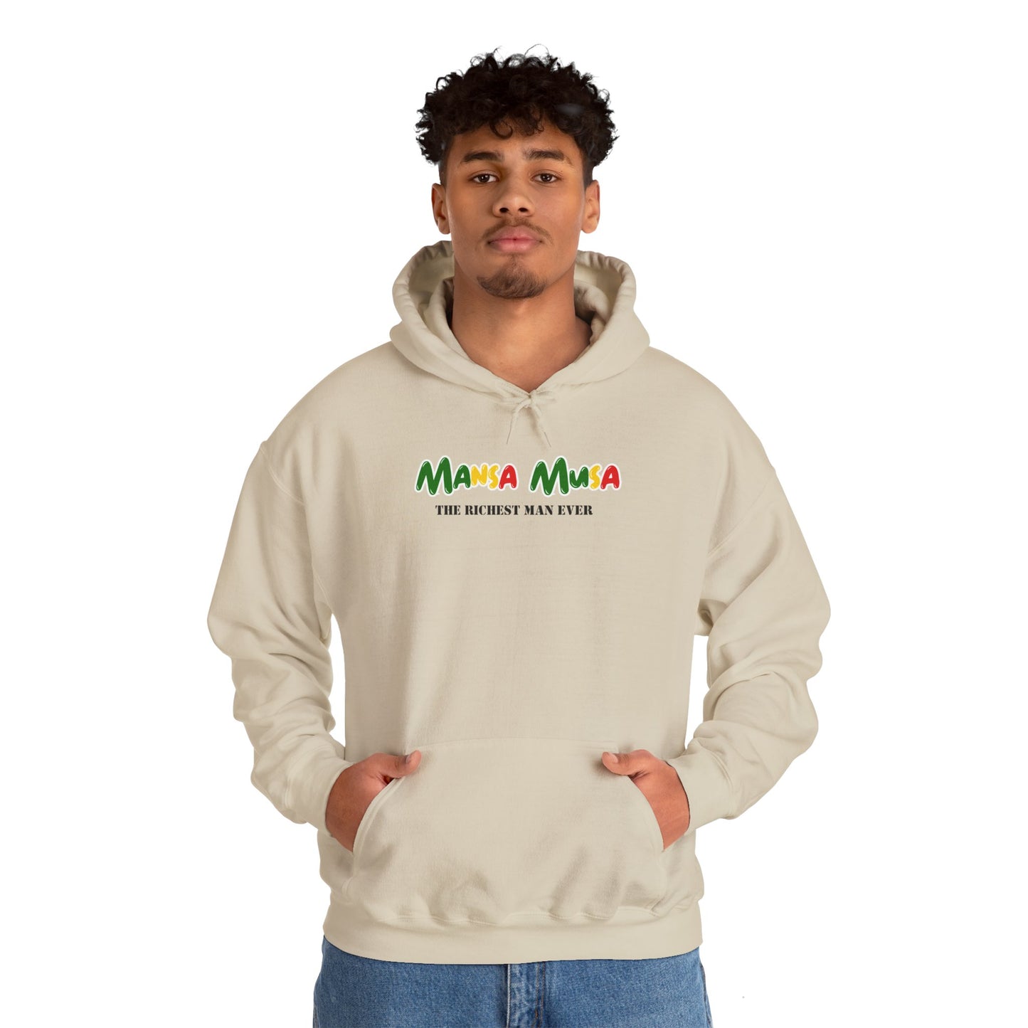 Mansa Musa Heavy Blend Hoodie - Celebrate the Richest Man Ever