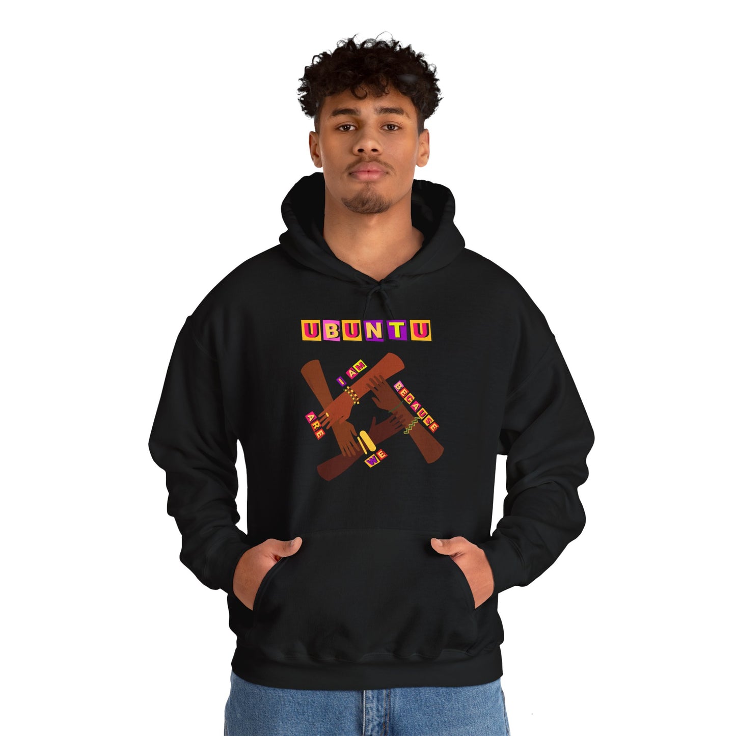 Ubuntu Unisex Heavy Blend™ Hooded Sweatshirt - Embrace Community and Togetherness