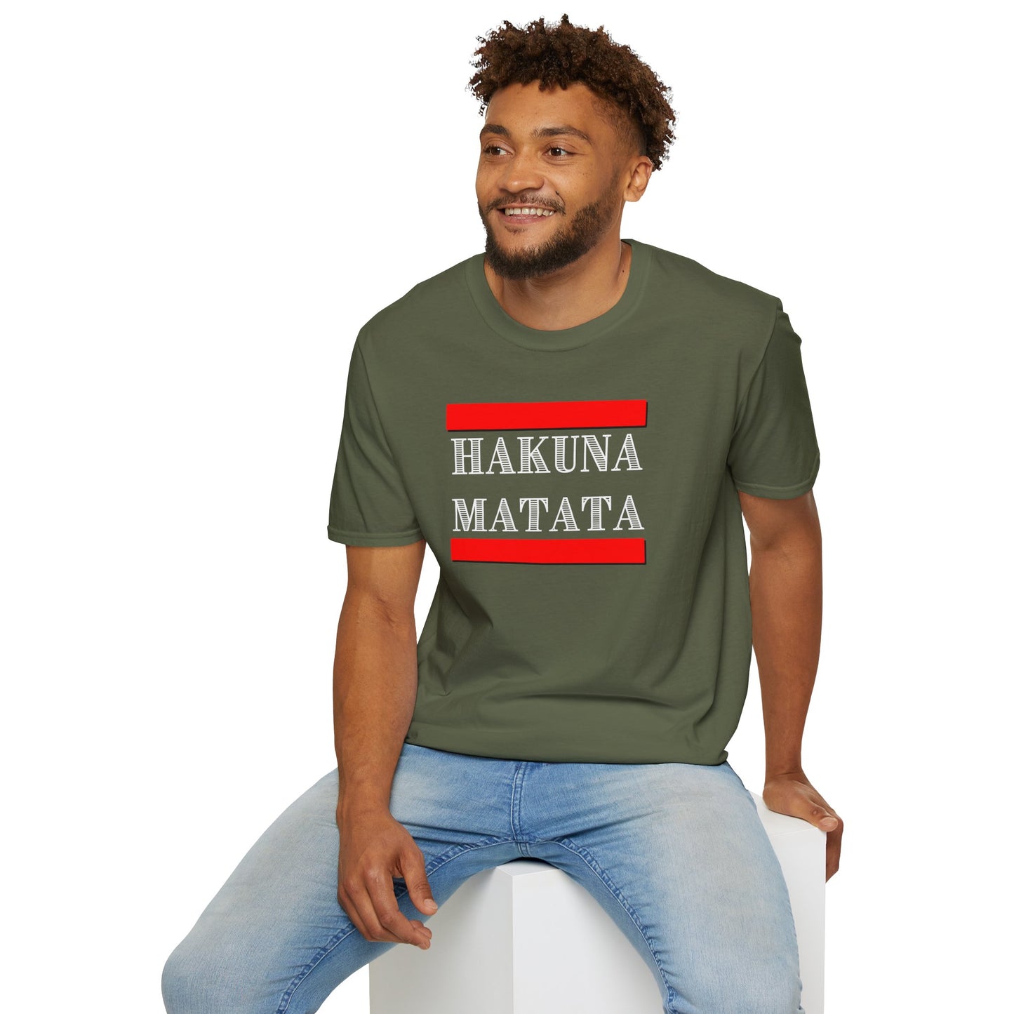 Hakuna Matata Unisex Softstyle T-Shirt - Fun and Relaxed Vibe for Everyday Wear