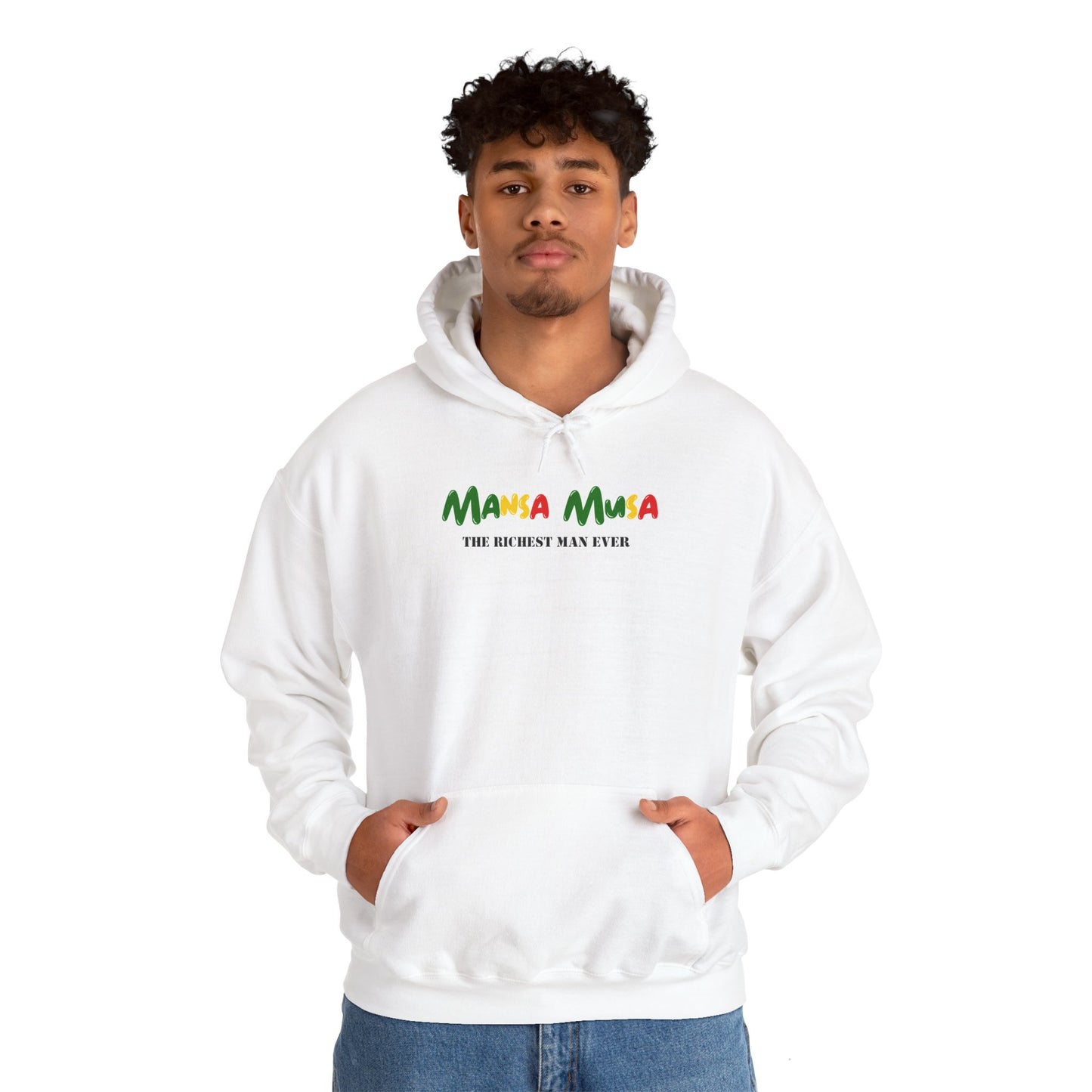 Mansa Musa Heavy Blend Hoodie - Celebrate the Richest Man Ever