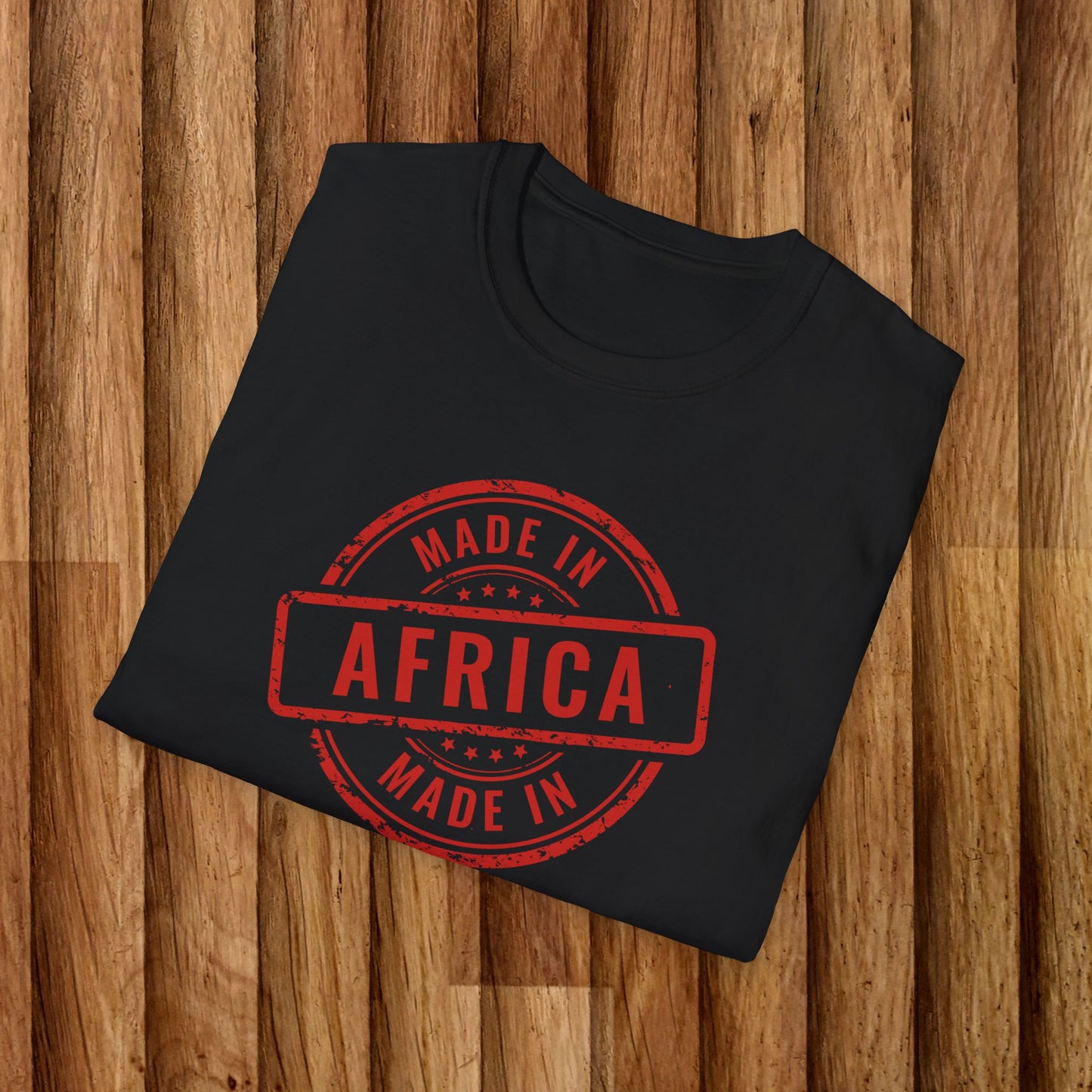 Unisex Softstyle T-Shirt - 'Made in Africa' Graphic Tee for Cultural Celebration