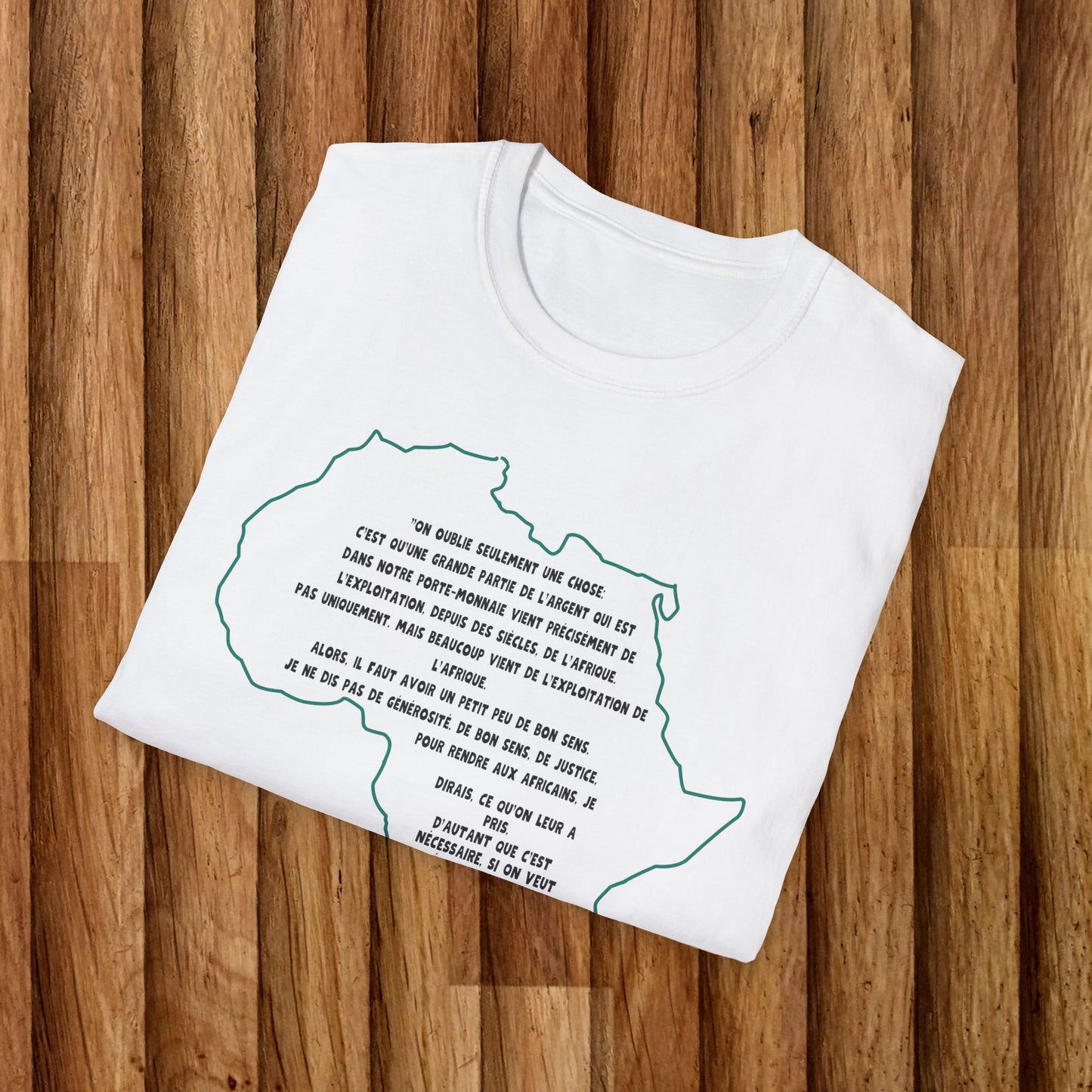 Afrique pillée par Occident| Unisex T-Shirt