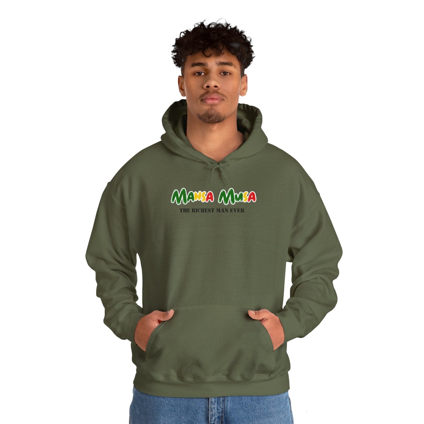 Mansa Musa Heavy Blend Hoodie - Celebrate the Richest Man Ever