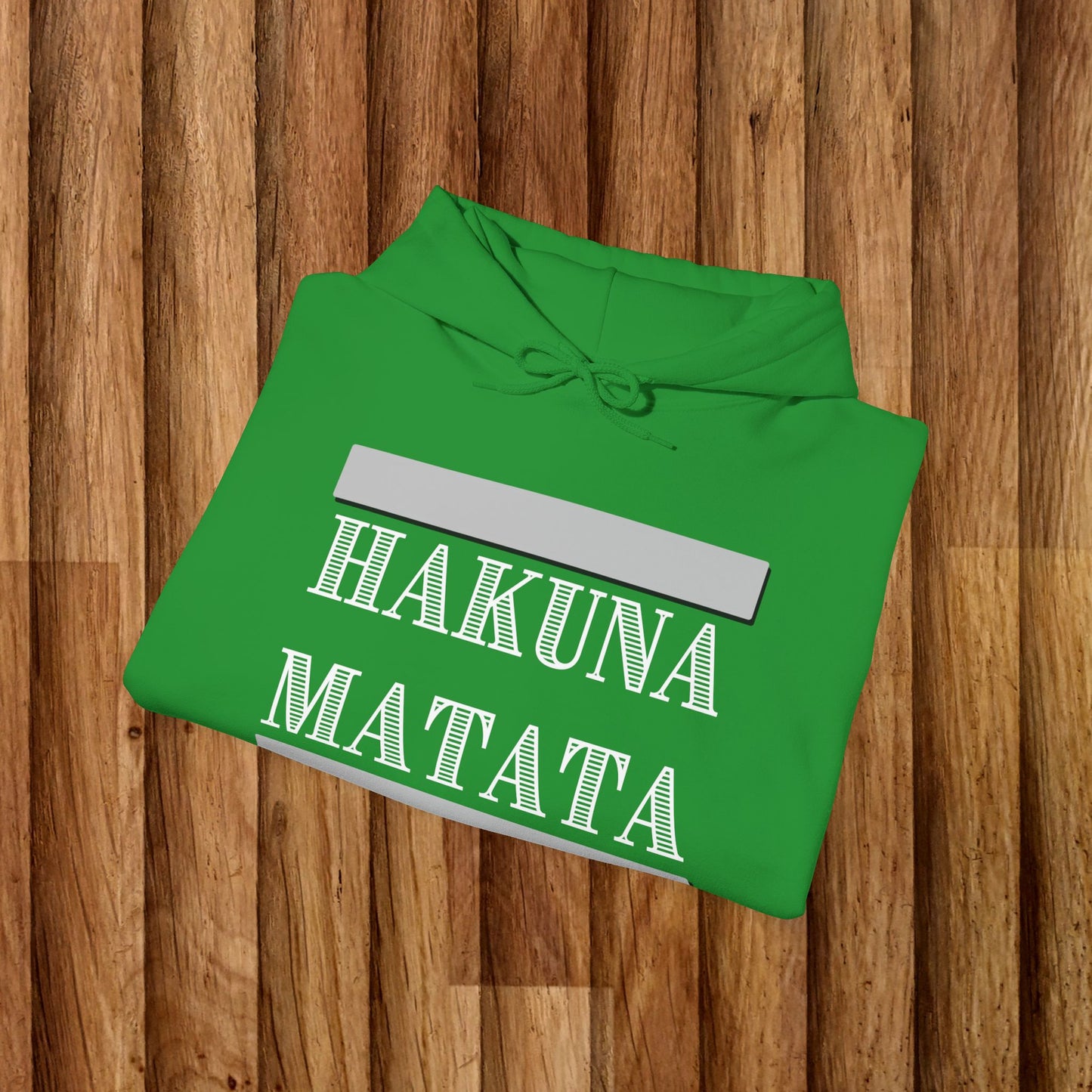 Hakuna Matata Unisex Hooded Sweatshirt – Cozy, Fun, and Inspirational Apparel